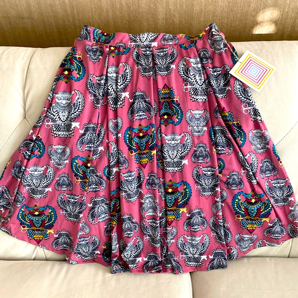 LuLaRoe Skirt Owl print
